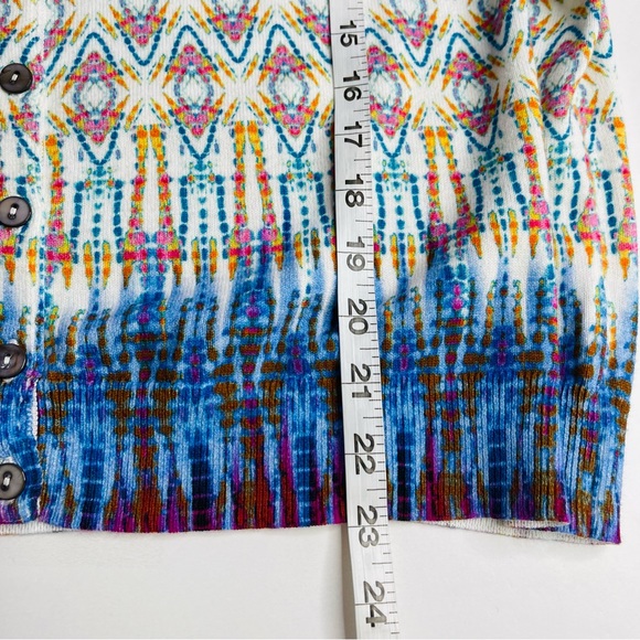 Sundance Multicolor Diamond Pattern Cardigan - Picture 7 of 9